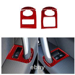 Red Carbon Fiber Interior Full Kit Set Sticker For Audi TT 2008-2012