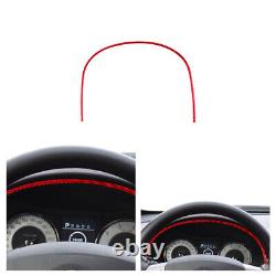 Red Carbon Fiber Interior Full Kit Set Trim For Jaguar XF 2009-2011