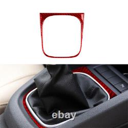 Red Carbon Fiber Interior Full Kit Trim Sticker For Volkswagen Jetta 2011-2014