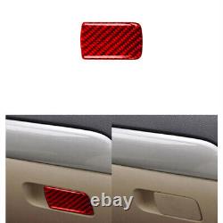 Red Carbon Fiber Interior Full Kit Trim Sticker For Volkswagen Jetta 2011-2014