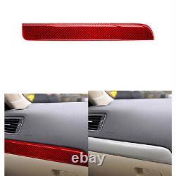 Red Carbon Fiber Interior Full Kit Trim Sticker For Volkswagen Jetta 2011-2014