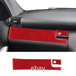 Red Carbon Fiber Interior Full Kits Trim Set For Mercedes C-Class W203