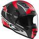 Roof RO200 Carbon Motorcycle Motorbike Helmet Falcon Red White