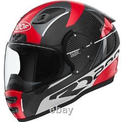 Roof RO200 Carbon Motorcycle Motorbike Helmet Falcon Red White