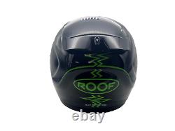 Roof RO200 Carbon Panther Green Motorcycle/Bike/Road SM Helmet ex-display