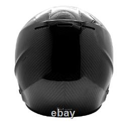 SNELL SA2020 Helmet Adult Full Face Matte Black/Silver/White/Carbon Fiber