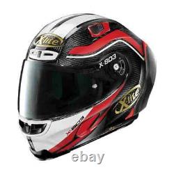 Sale X-Lite X803RS 50th Anniversary Carbon & FREE DARK Visor Motorbike Helmet