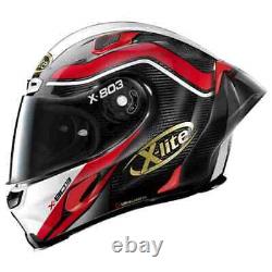 Sale X-Lite X803RS 50th Anniversary Carbon & FREE DARK Visor Motorbike Helmet