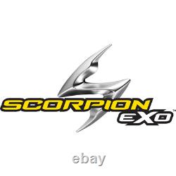 Scorpion EXO 1400 Carbon Beaux White Yellow Full Face Motorcycle Helmet