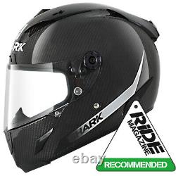 Shark Race R Pro Carbon Full Face Motorcycle Helmet Black