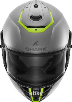 Shark Spartan RS Motorcycle Helmet Grey Fluo Large