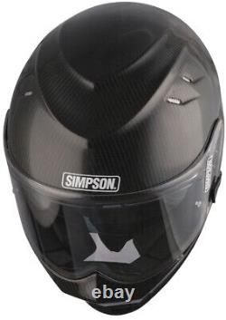 Simpson Venom Dual Visor Full Face Composite Motorcycle Motorbike Helmet