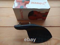 Special Model Carbon Fiber Violin Chin Rest, With Corked Clamp, 4/4 Full Size