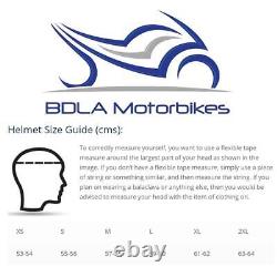 Stealth HD117 Lightweight Carbon Fibre Replica Motorcycle Bike Crash Helmet