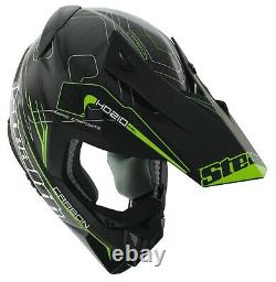 Stealth Motocross Helmet Full Carbon Fibre MX Enduro Quad LID Hd210 Pro Carbon