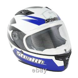 Stealth Motorcycle Crash Helmet Hd117 Full Carbon Fibre Motorbike Helmet LID