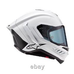 Supertech R10 Solid Ece 22.06 FIM approved White (2170) Full Face Race Helmet