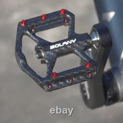 Titanium Shaft Carbon Fiber Pedals Lightweight and Ultra high Strength