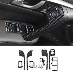 True Carbon Fiber Black Full Interior Case Decorative Set for Acura TL 09-14