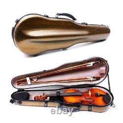 Violin Case full size Mixed Carbon fiber hard shell Streamlined shape Backstraps