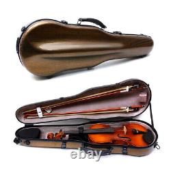 Violin Case full size Mixed Carbon fiber hard shell Streamlined shape Backstraps