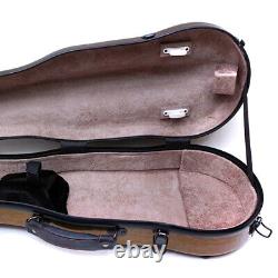 Violin Case full size Mixed Carbon fiber hard shell Streamlined shape Backstraps