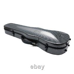 Violin case 4/4 Full Size Carbon Fiber Hard box with Back Straps Nice handle