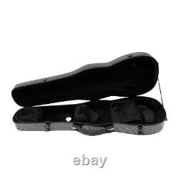 Violin case 4/4 Full Size Carbon Fiber Hard box with Back Straps Nice handle