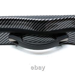 Violin case 4/4 Full Size Carbon Fiber Hard box with Back Straps Nice handle