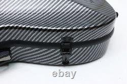 Violin case 4/4 Full Size Carbon Fiber Hard box with Back Straps Nice handle