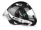 X-Lite Motorcycle Helmet X-803 RS U. C Hot Lap White 014 Rear Spoiler +Dark Visor