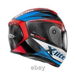 X-Lite X-903 Nobiles Ultra Carbon Full Face Motorcycle Helmet Blue Red White 028