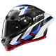 X-Lite X803 RS Motormaster Red/Blue Removable Spoiler Motorbike Helmet + Visor