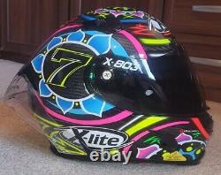 Xlite X-lite X803 Rs Carbon Chaz Davies Replica Motorcycle Motorbike Helmet Xs