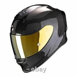Yamaha Yzf-r1 Fazer Thunderace Isle Of Man Gold Carbon Fiber Road Racing Helmet