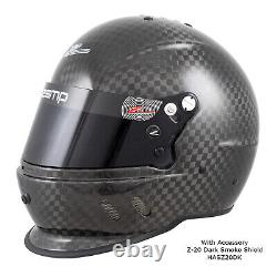 Zamp RZ65D Carbon Fibre Helmet SA2020 Hans Compatible Clear Visor All Sizes